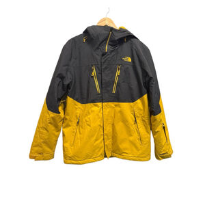 North Face Fourbarrel Jacket NF0A34NS Men’s Large Black/Gold Ski Snow Waterproof